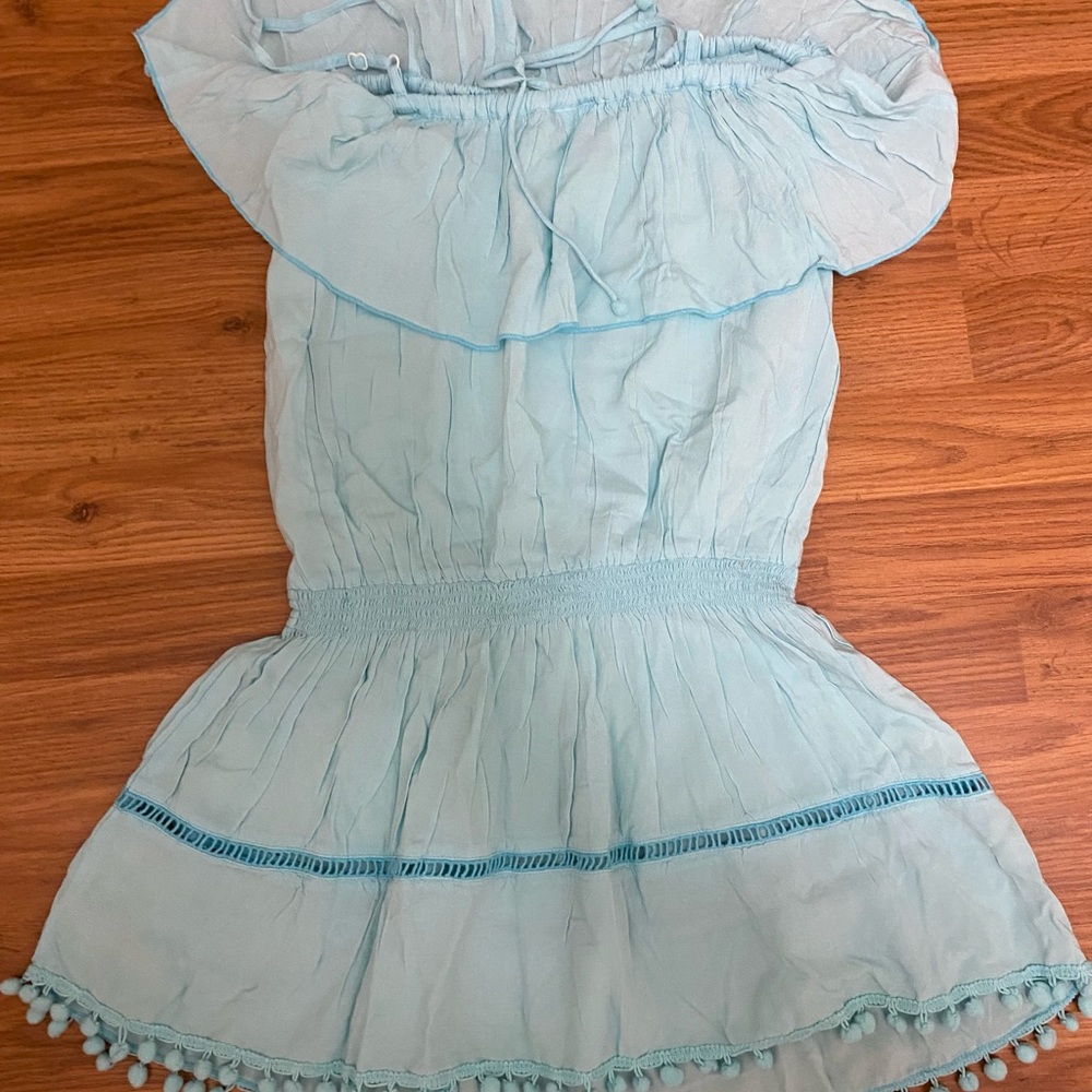 Blue melisa obadash dress